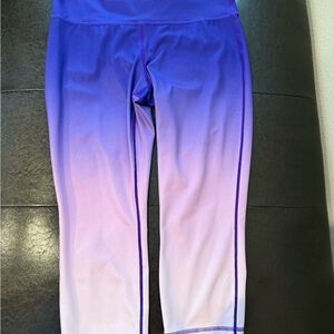 Xersion Purple and Pink Gradient Leggings
